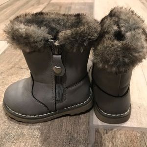 Grey Toddler Boots